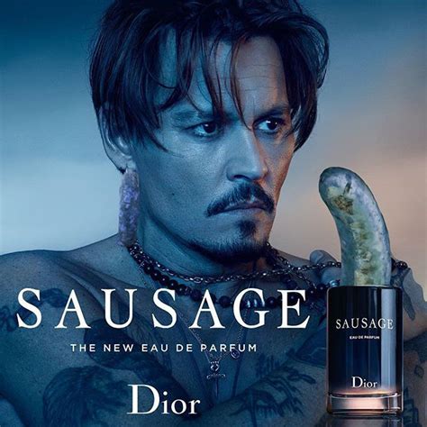 johnny depp sauvage dior ad|Johnny Depp sausage.